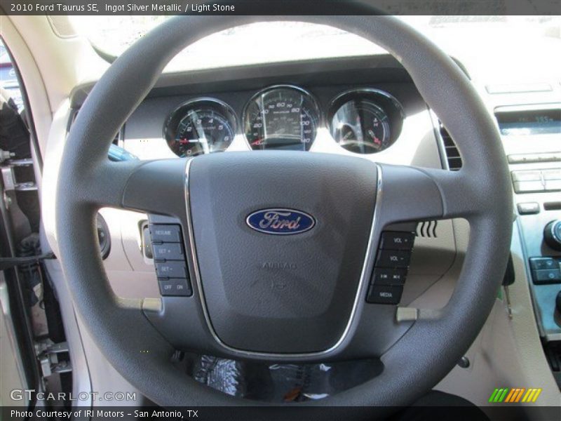 Ingot Silver Metallic / Light Stone 2010 Ford Taurus SE