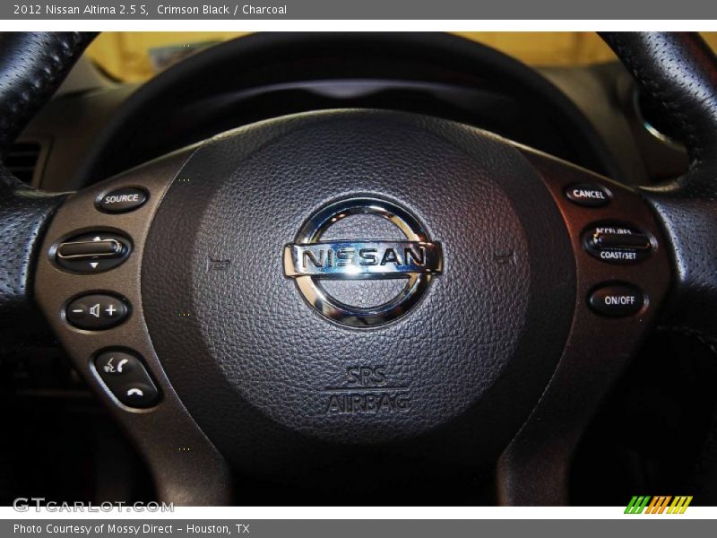 Crimson Black / Charcoal 2012 Nissan Altima 2.5 S