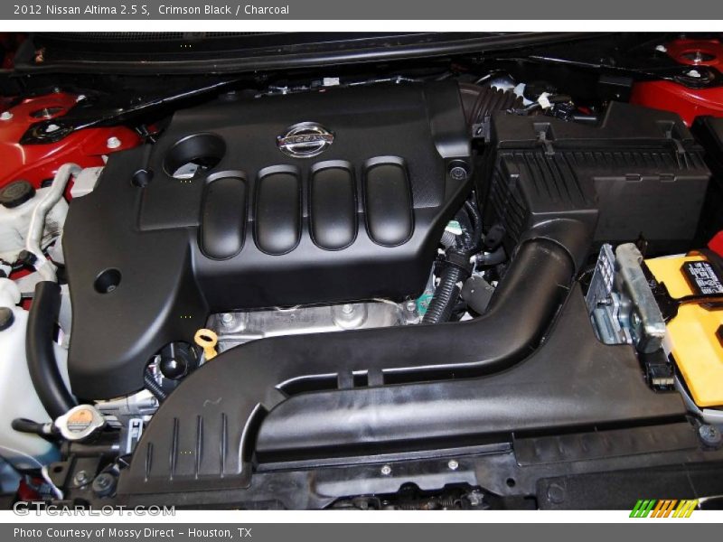 Crimson Black / Charcoal 2012 Nissan Altima 2.5 S