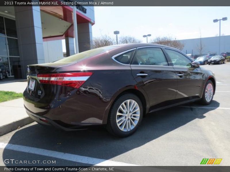 Sizzling Crimson Mica / Almond 2013 Toyota Avalon Hybrid XLE