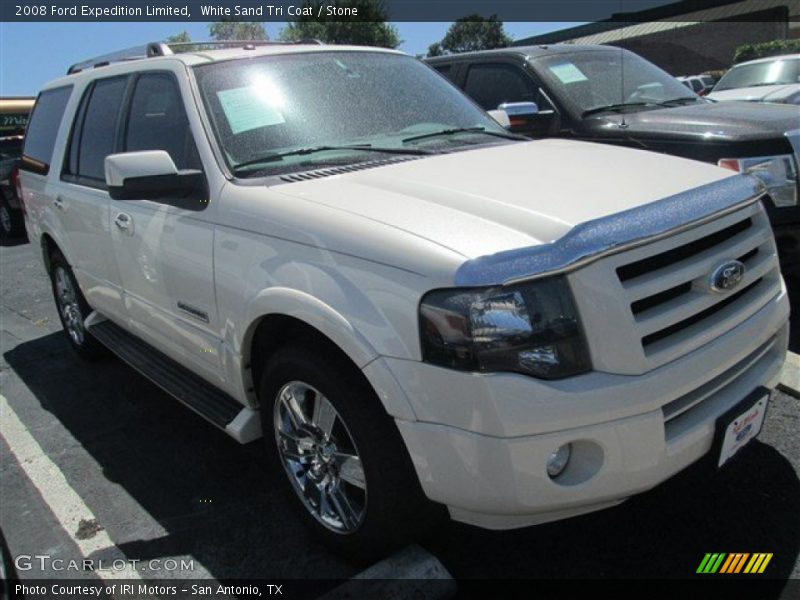White Sand Tri Coat / Stone 2008 Ford Expedition Limited