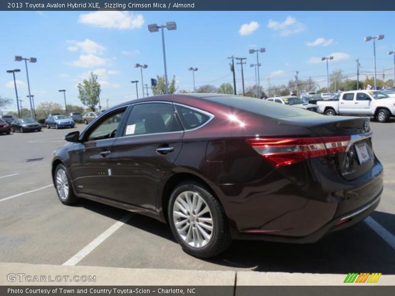 Sizzling Crimson Mica / Almond 2013 Toyota Avalon Hybrid XLE