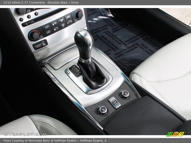 Obsidian Black / Stone 2010 Infiniti G 37 Convertible