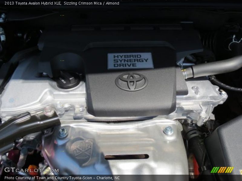 Sizzling Crimson Mica / Almond 2013 Toyota Avalon Hybrid XLE