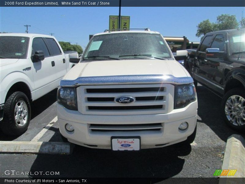 White Sand Tri Coat / Stone 2008 Ford Expedition Limited