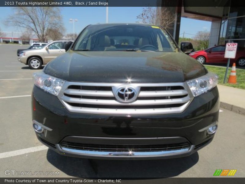 Black / Sand Beige 2013 Toyota Highlander Limited 4WD