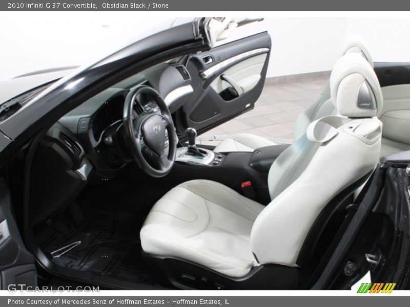 Obsidian Black / Stone 2010 Infiniti G 37 Convertible