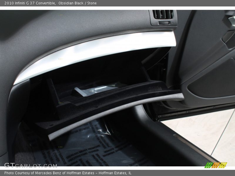 Obsidian Black / Stone 2010 Infiniti G 37 Convertible