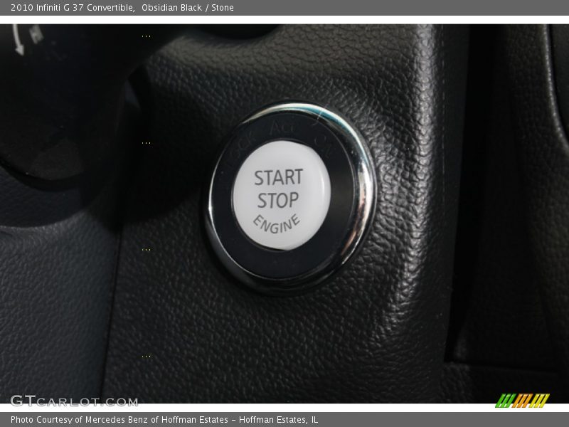 Obsidian Black / Stone 2010 Infiniti G 37 Convertible
