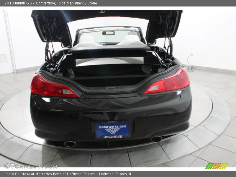 Obsidian Black / Stone 2010 Infiniti G 37 Convertible