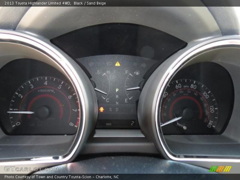 Black / Sand Beige 2013 Toyota Highlander Limited 4WD