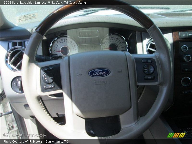 White Sand Tri Coat / Stone 2008 Ford Expedition Limited