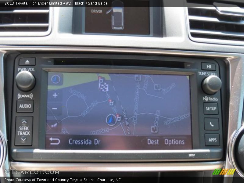 Black / Sand Beige 2013 Toyota Highlander Limited 4WD