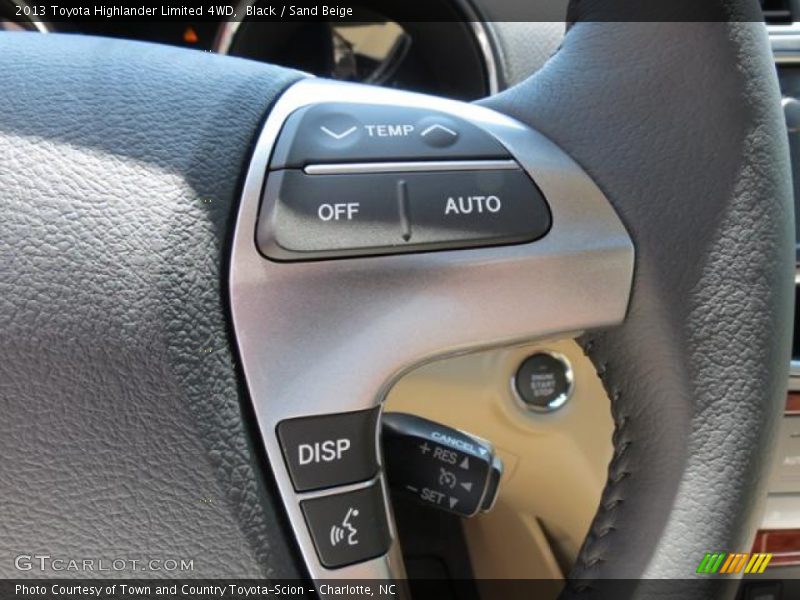 Black / Sand Beige 2013 Toyota Highlander Limited 4WD