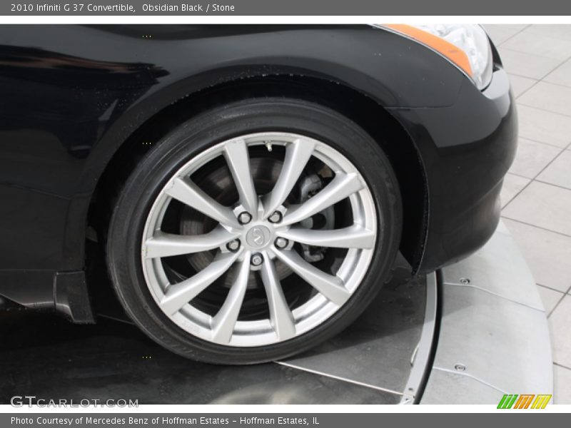 Obsidian Black / Stone 2010 Infiniti G 37 Convertible