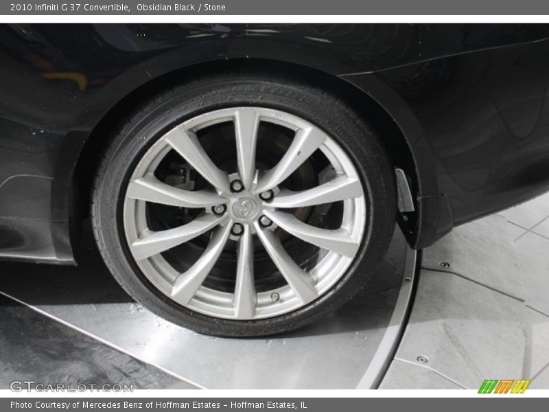 Obsidian Black / Stone 2010 Infiniti G 37 Convertible