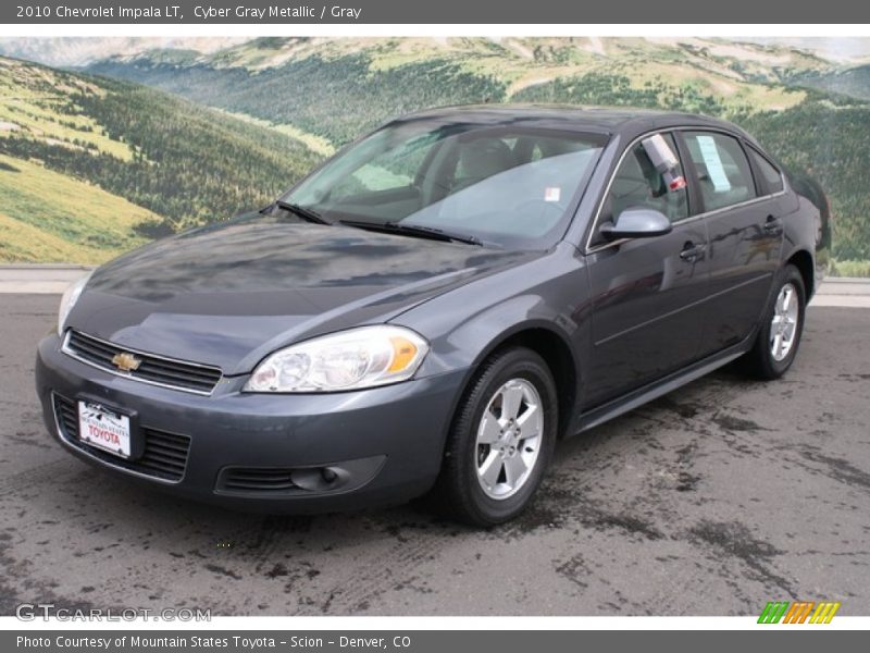 Cyber Gray Metallic / Gray 2010 Chevrolet Impala LT