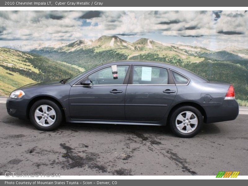 Cyber Gray Metallic / Gray 2010 Chevrolet Impala LT