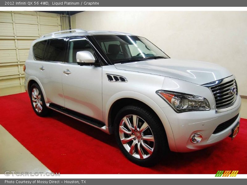 Liquid Platinum / Graphite 2012 Infiniti QX 56 4WD
