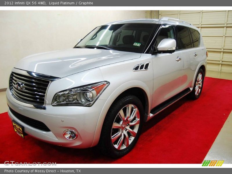 Liquid Platinum / Graphite 2012 Infiniti QX 56 4WD