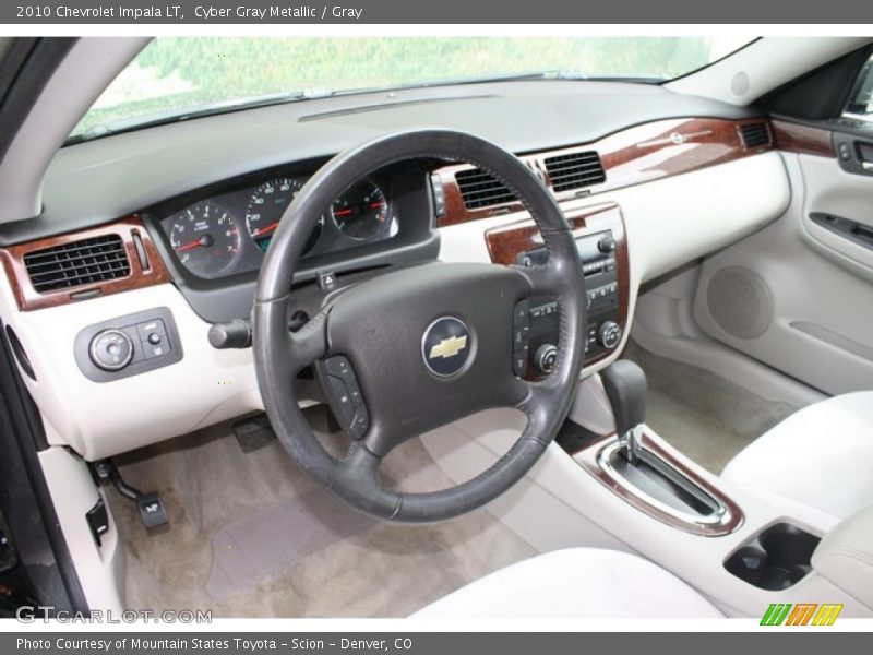 Cyber Gray Metallic / Gray 2010 Chevrolet Impala LT