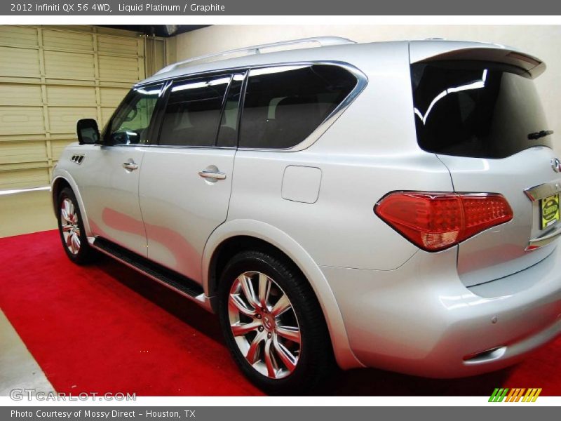 Liquid Platinum / Graphite 2012 Infiniti QX 56 4WD