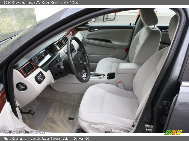 Cyber Gray Metallic / Gray 2010 Chevrolet Impala LT