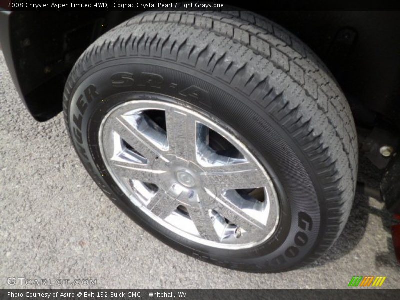 Cognac Crystal Pearl / Light Graystone 2008 Chrysler Aspen Limited 4WD