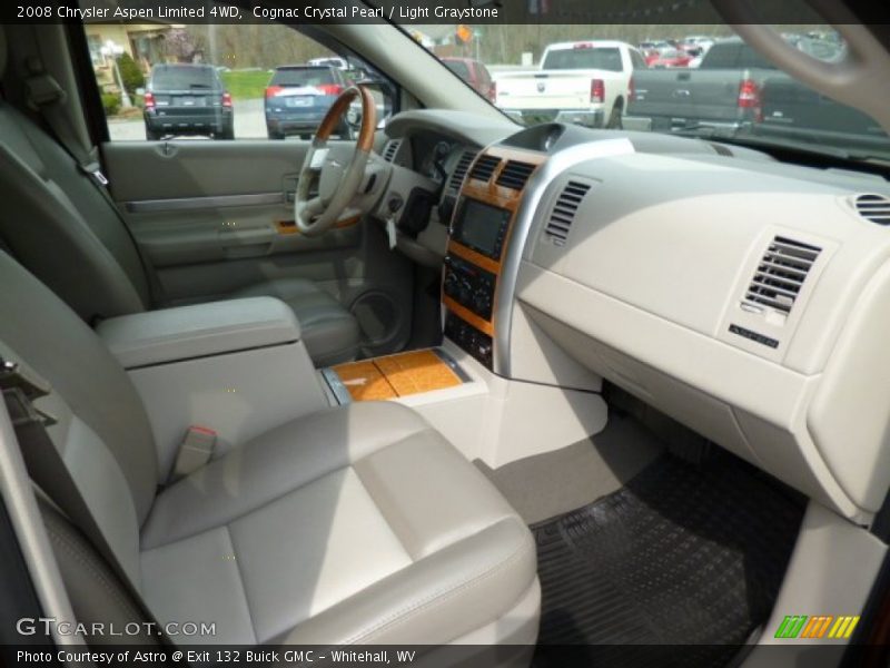 Cognac Crystal Pearl / Light Graystone 2008 Chrysler Aspen Limited 4WD