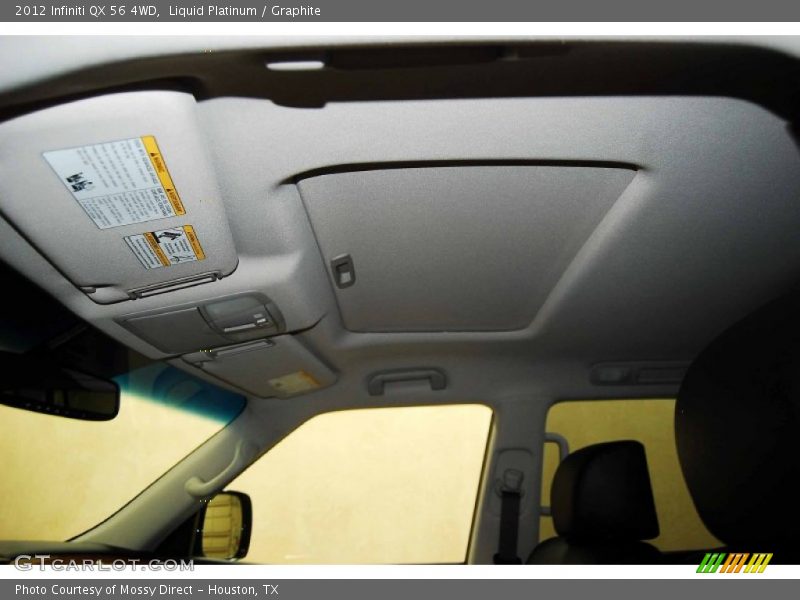 Liquid Platinum / Graphite 2012 Infiniti QX 56 4WD