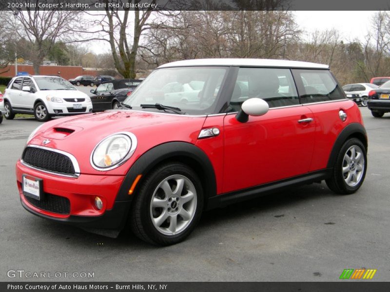 Chili Red / Black/Grey 2009 Mini Cooper S Hardtop