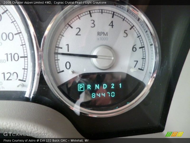 Cognac Crystal Pearl / Light Graystone 2008 Chrysler Aspen Limited 4WD