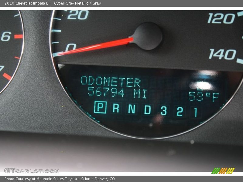 Cyber Gray Metallic / Gray 2010 Chevrolet Impala LT