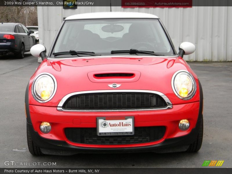 Chili Red / Black/Grey 2009 Mini Cooper S Hardtop