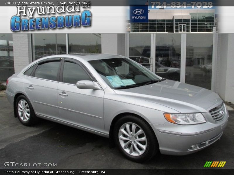 Silver Frost / Gray 2008 Hyundai Azera Limited