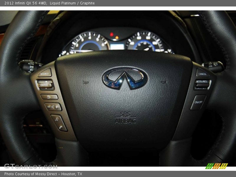Liquid Platinum / Graphite 2012 Infiniti QX 56 4WD