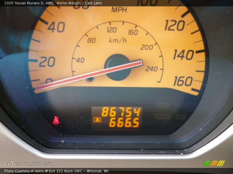 Merlot Metallic / Cafe Latte 2005 Nissan Murano SL AWD