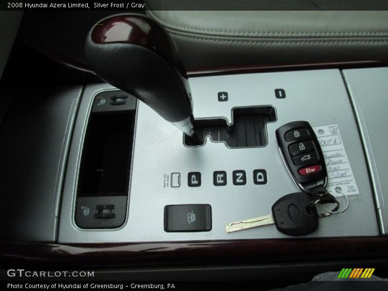Silver Frost / Gray 2008 Hyundai Azera Limited
