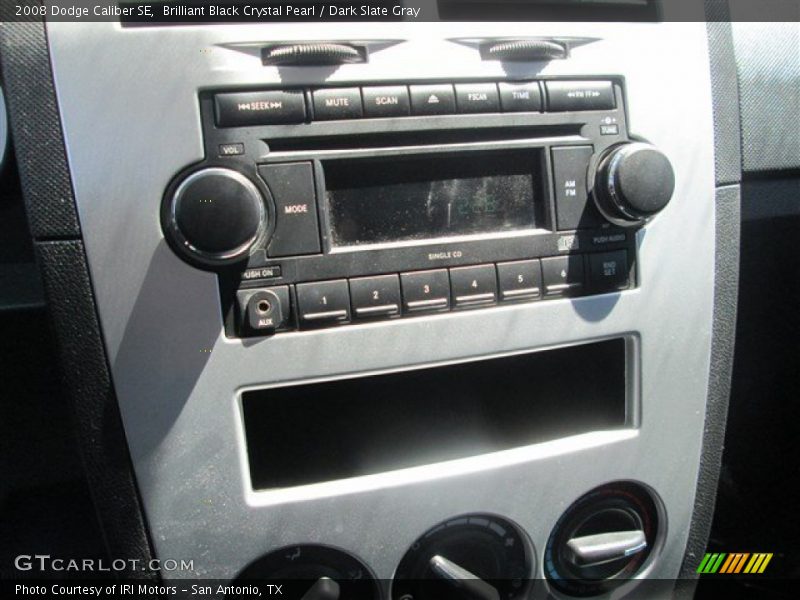 Brilliant Black Crystal Pearl / Dark Slate Gray 2008 Dodge Caliber SE