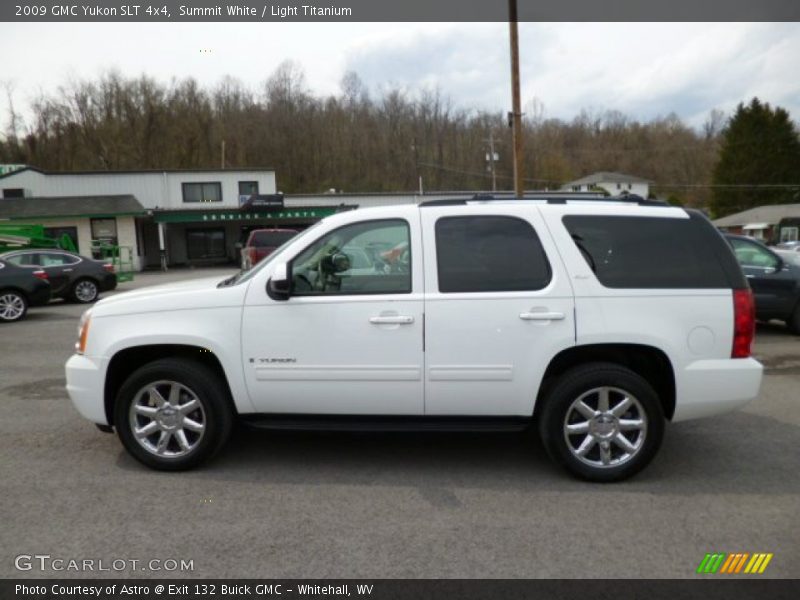 Summit White / Light Titanium 2009 GMC Yukon SLT 4x4
