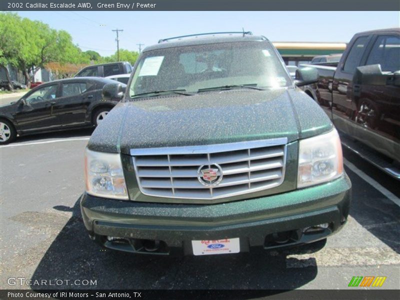 Green Envy / Pewter 2002 Cadillac Escalade AWD