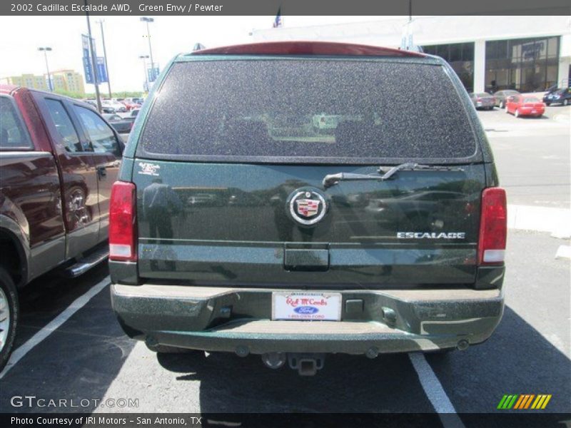 Green Envy / Pewter 2002 Cadillac Escalade AWD