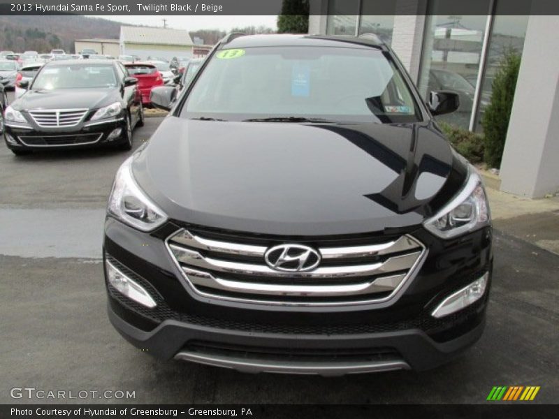 Twilight Black / Beige 2013 Hyundai Santa Fe Sport