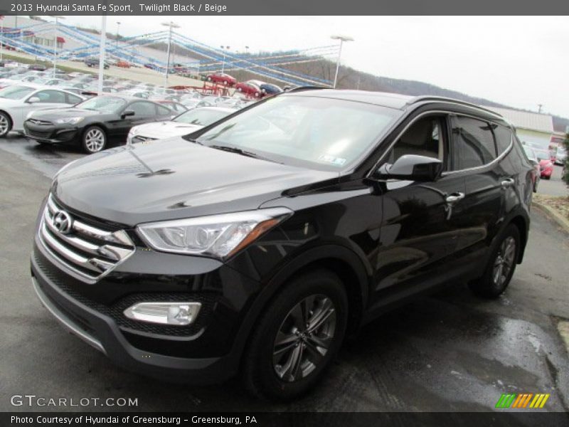 Twilight Black / Beige 2013 Hyundai Santa Fe Sport