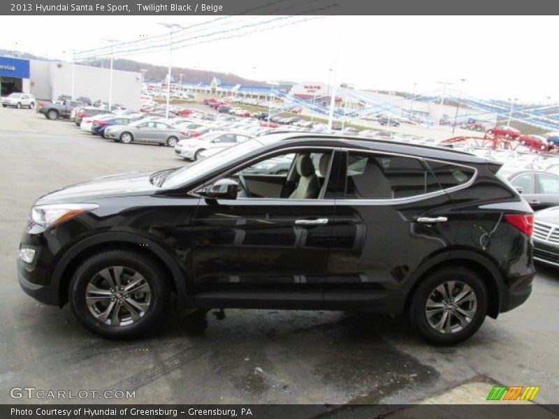 Twilight Black / Beige 2013 Hyundai Santa Fe Sport