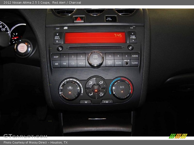 Red Alert / Charcoal 2012 Nissan Altima 2.5 S Coupe