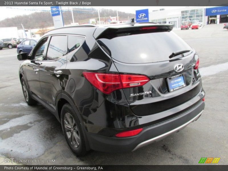 Twilight Black / Beige 2013 Hyundai Santa Fe Sport