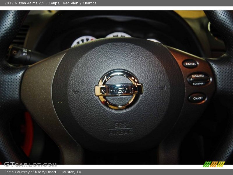 Red Alert / Charcoal 2012 Nissan Altima 2.5 S Coupe