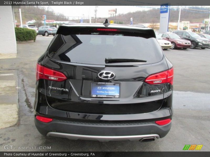 Twilight Black / Beige 2013 Hyundai Santa Fe Sport
