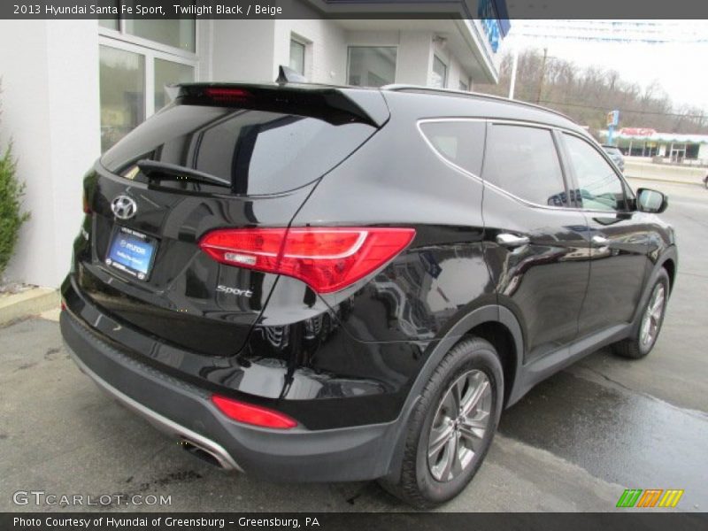 Twilight Black / Beige 2013 Hyundai Santa Fe Sport